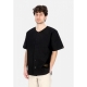 casacca bottoni uomo baseball shirt BLACK