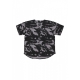 casacca bottoni uomo baseball shirt BLACK/CAMO