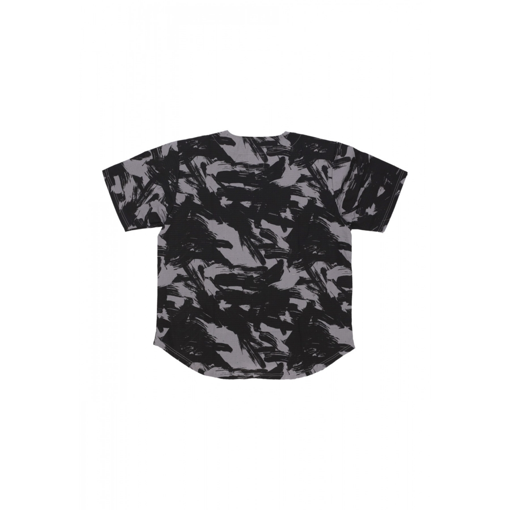 casacca bottoni uomo baseball shirt BLACK/CAMO