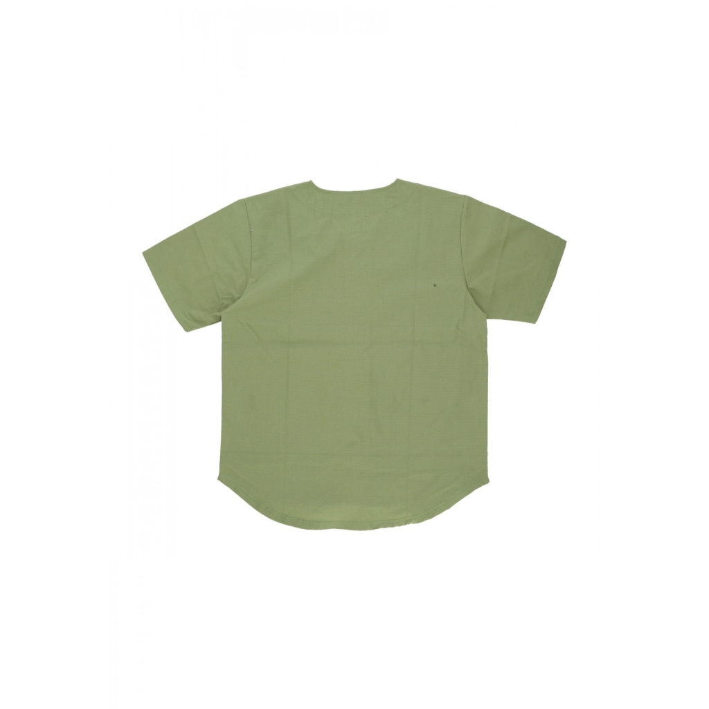 casacca bottoni uomo baseball shirt MILITARY GREEN