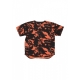 casacca bottoni uomo baseball shirt ORANGE/CAMO