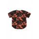 casacca bottoni uomo baseball shirt ORANGE/CAMO