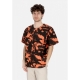 casacca bottoni uomo baseball shirt ORANGE/CAMO