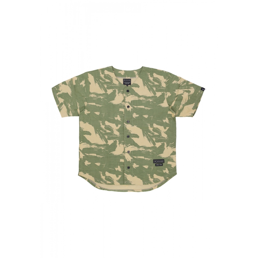 casacca bottoni uomo baseball shirt CAMO