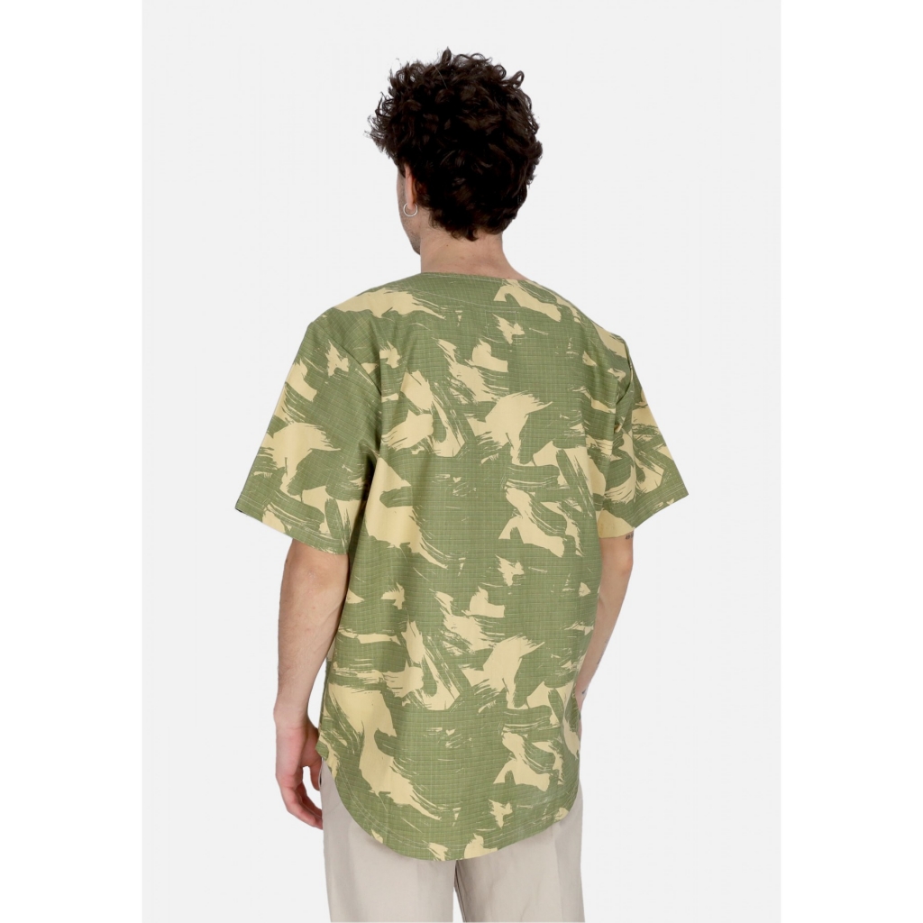 casacca bottoni uomo baseball shirt CAMO