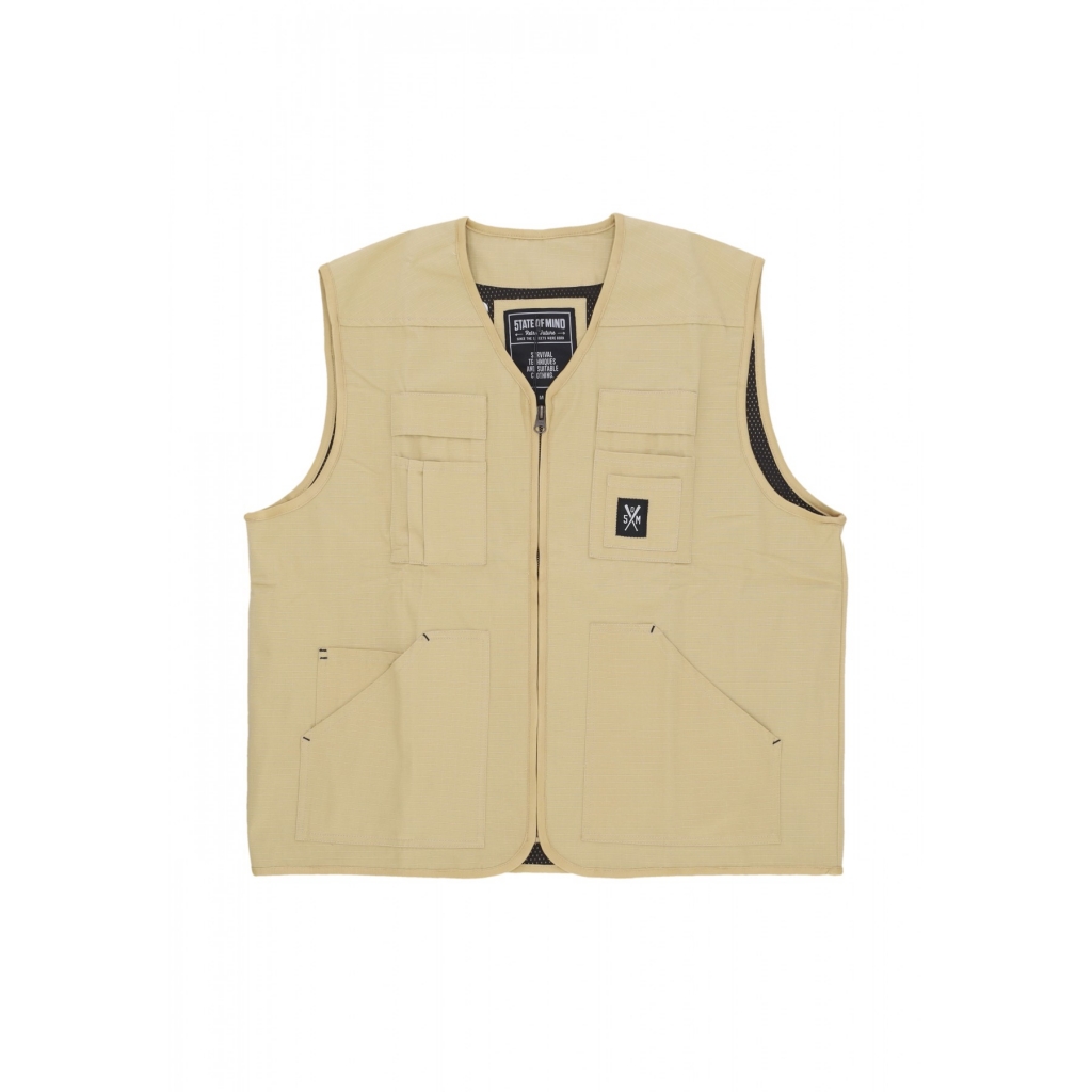 smanicato uomo combat vest SAND