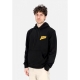 felpa leggera cappuccio uomo baller hoodie BLACK