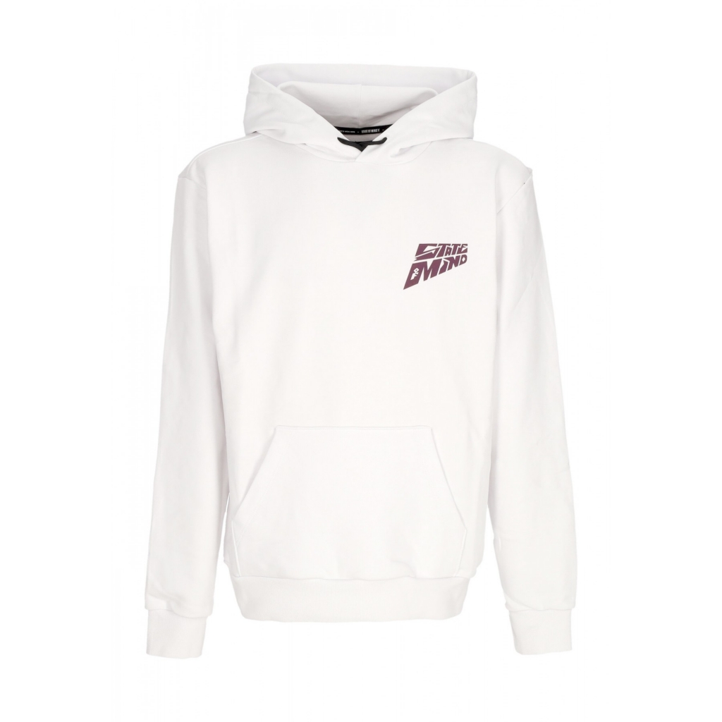 felpa leggera cappuccio uomo baller hoodie WHITE