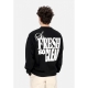 felpa leggera girocollo uomo so fresh so clean sweatshirt BLACK