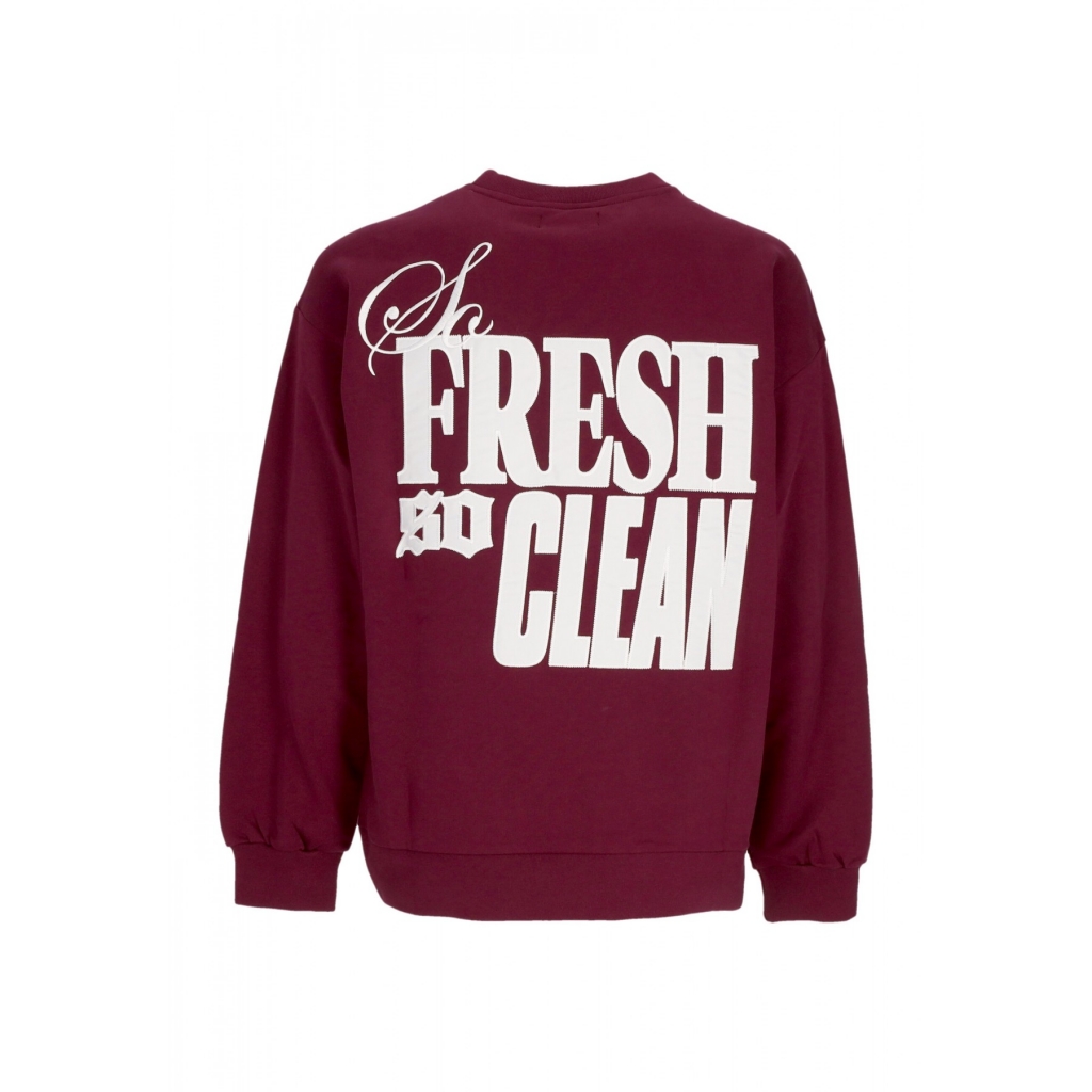 felpa leggera girocollo uomo so fresh so clean sweatshirt PLUM