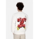 felpa leggera girocollo uomo mickey 5tate sweatshirt WHITE