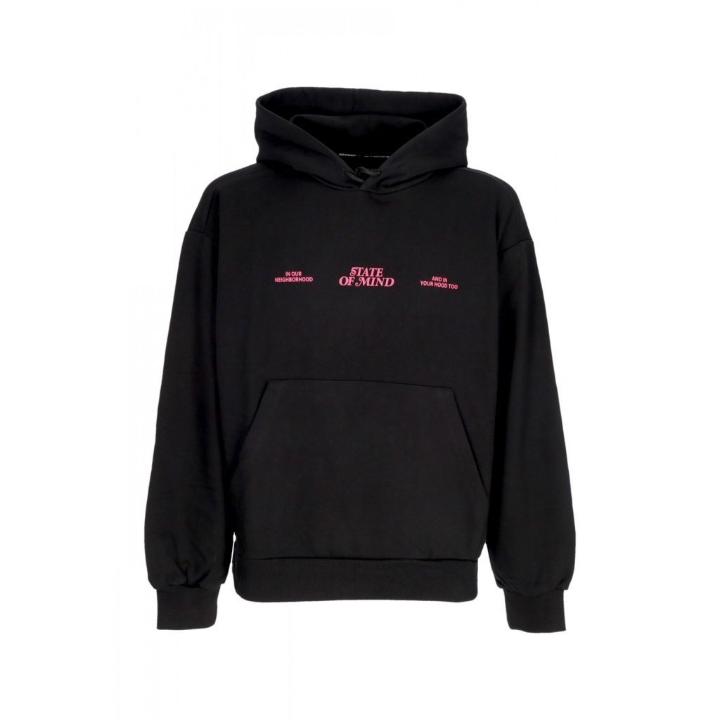 felpa leggera cappuccio uomo street dreams hoodie BLACK