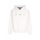 felpa leggera cappuccio uomo street dreams hoodie WHITE