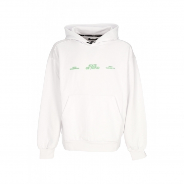 felpa leggera cappuccio uomo street dreams hoodie WHITE