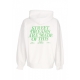 felpa leggera cappuccio uomo street dreams hoodie WHITE