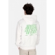 felpa leggera cappuccio uomo street dreams hoodie WHITE