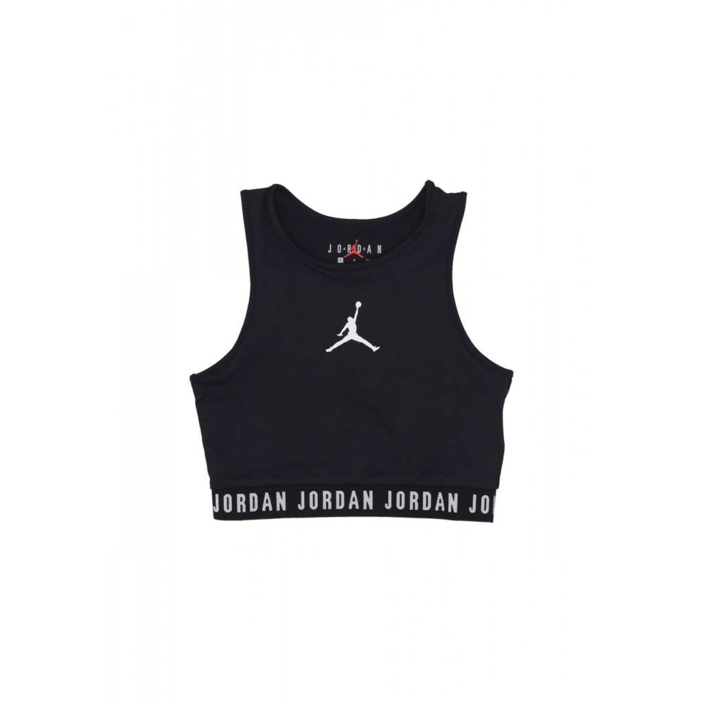 top ragazza jordan essentials active tee BLACK