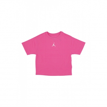 maglietta ragazza jordan essentials tee LASER FUCHSIA