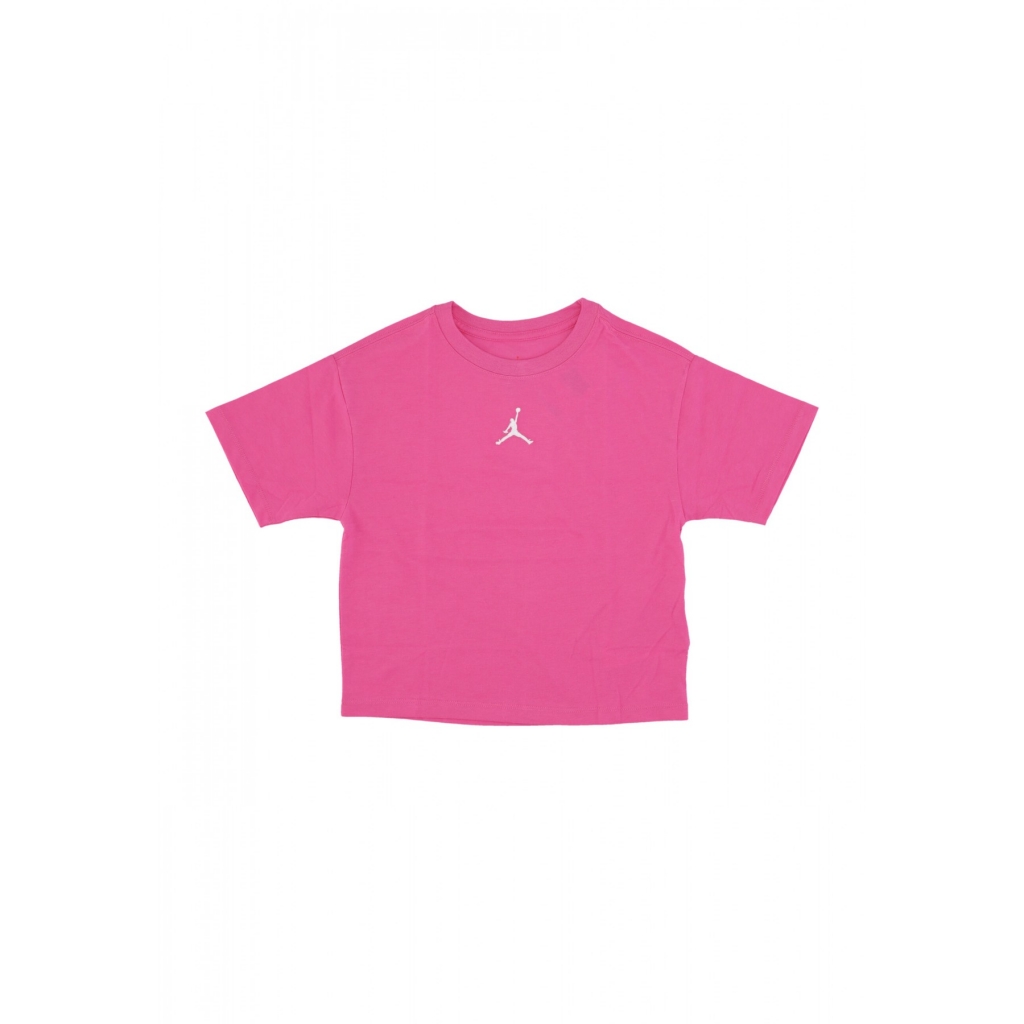 maglietta ragazza jordan essentials tee LASER FUCHSIA