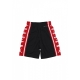 pantaloncino tipo basket bambino air jordan hybrid basketball short BLACK