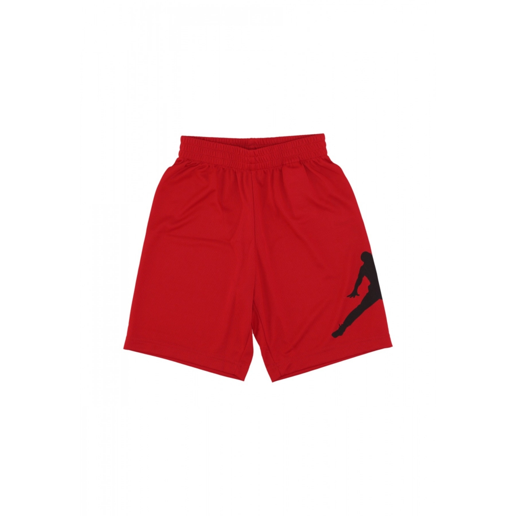 pantaloncino tipo basket ragazzo jumpman wrap mesh short GYM RED