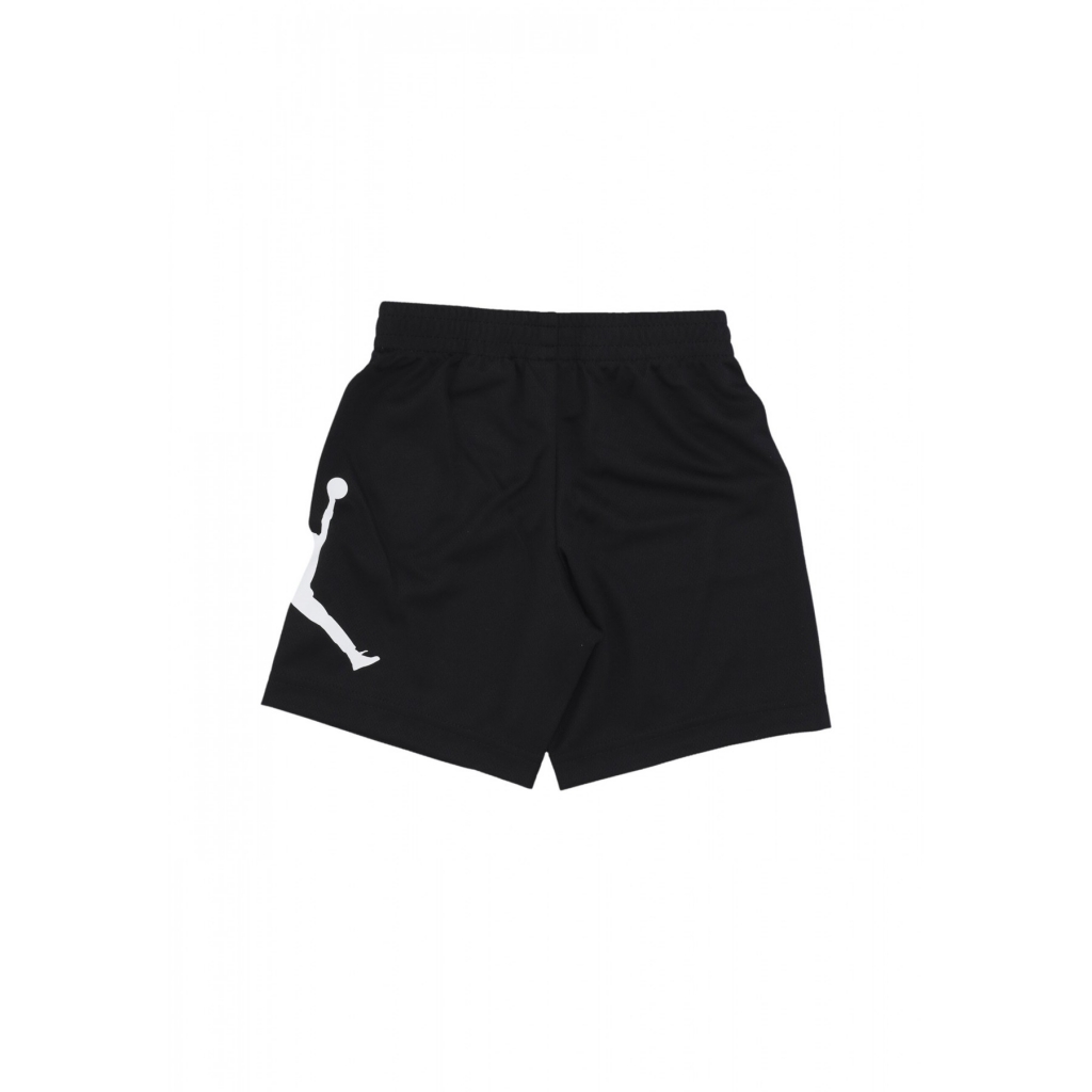 pantaloncino tipo basket bambino jumpman wrap mesh shorts BLACK