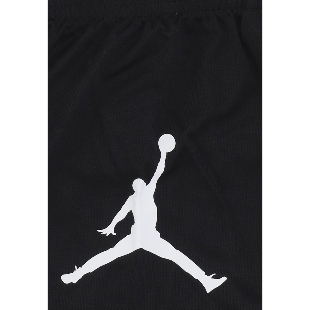 pantaloncino tipo basket bambino jumpman wrap mesh shorts BLACK