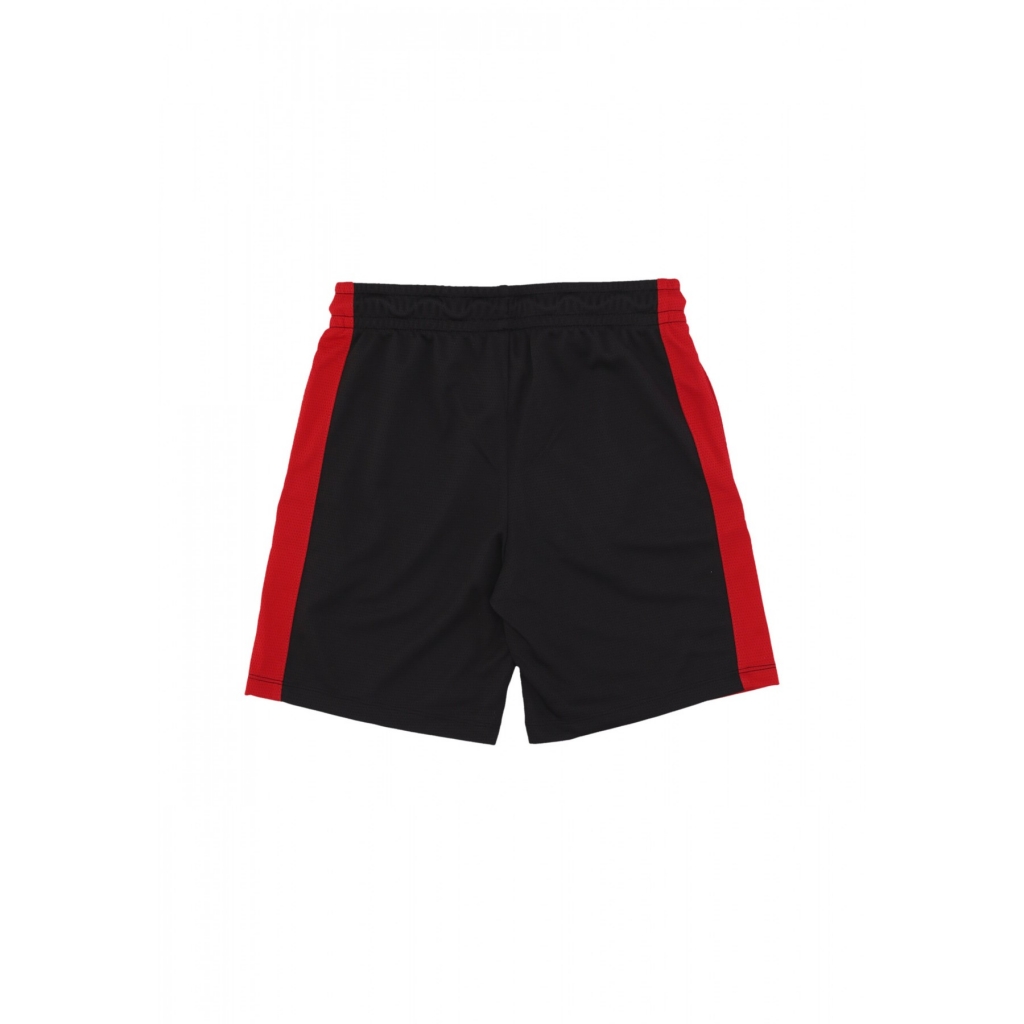 pantaloncino tipo basket ragazzo jumpman life sport short BLACK/GYM RED