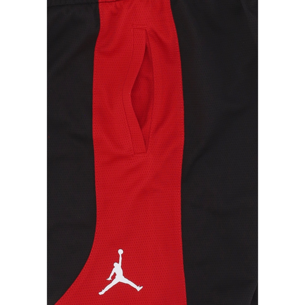 pantaloncino tipo basket ragazzo jumpman life sport short BLACK/GYM RED