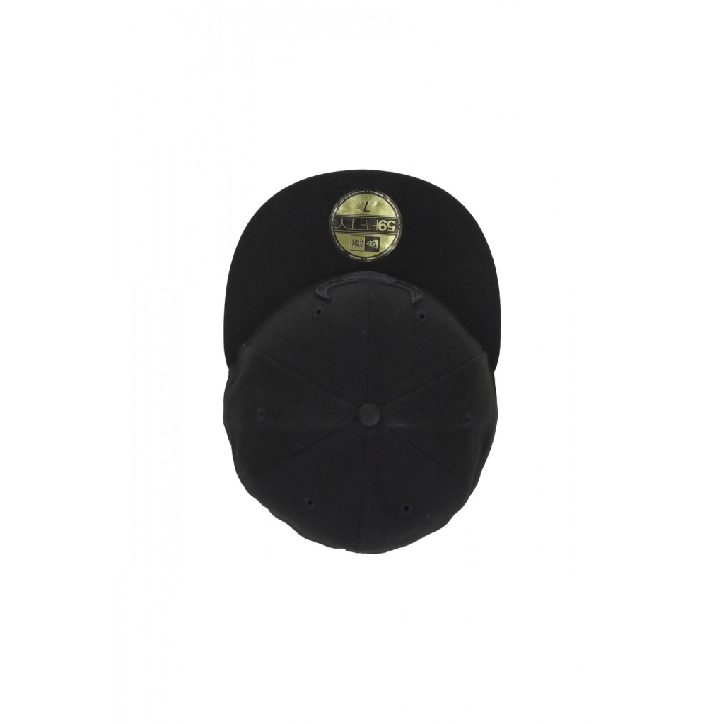 cappellino visiera piatta uomo nba bob essential 5950 chibul BLACK/BLACK