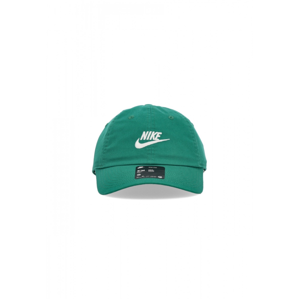 cappellino visiera curva uomo club futura washed cap MALACHITE/WHITE