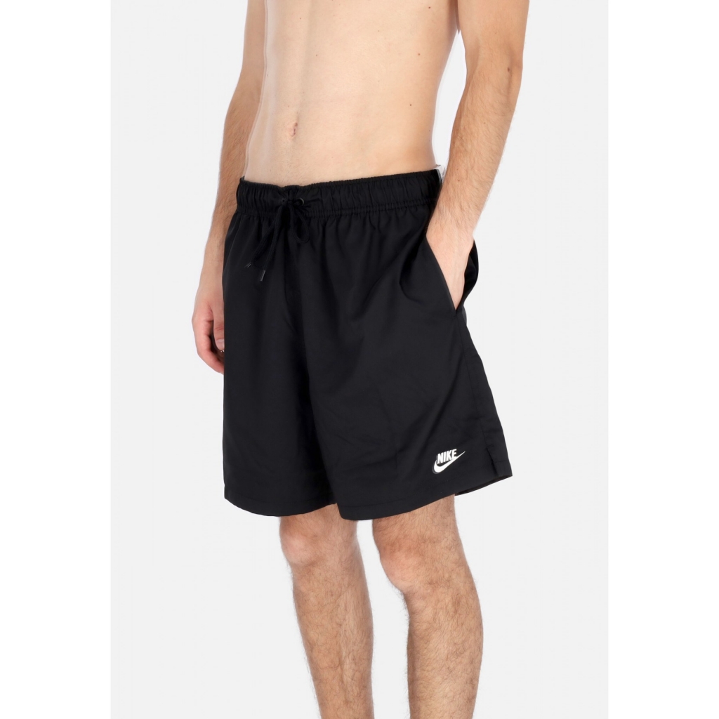 costume pantaloncino uomo club flow short BLACK/WHITE