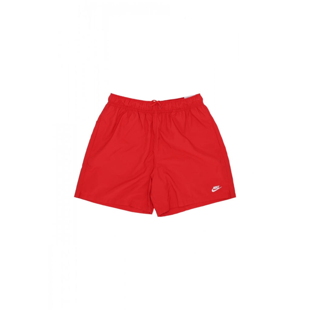 costume pantaloncino uomo club flow short UNIVERSITY RED/WHITE