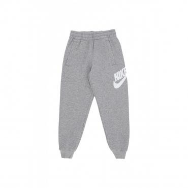 pantalone tuta felpato ragazzo sportswear club fleece jogger pant DK GREY HEATHER/BASE GREY/WHITE