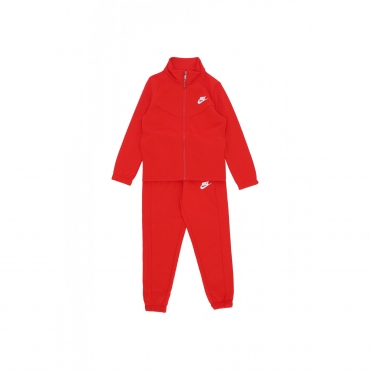 completo tuta ragazzo b sportswear full-zip tracksuit UNIVERSITY RED/UNIVERSITY RED/WHITE