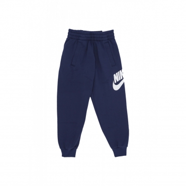 pantalone tuta felpato ragazzo sportswear club fleece jogger pant MIDNIGHT NAVY/WHITE