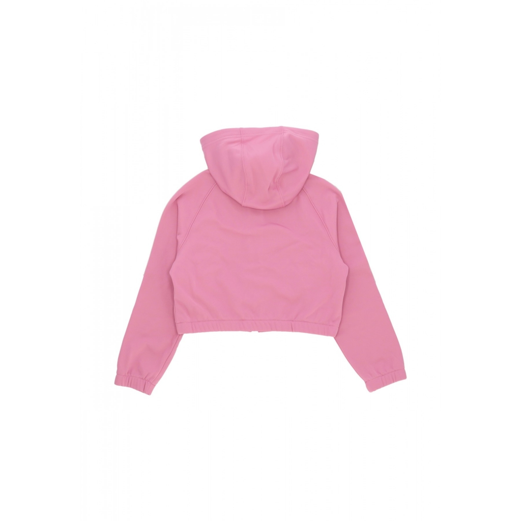 completo tuta ragazza sportswear full-zip hoodie tracksuit MAGIC FLAMINGO/MAGIC FLAMINGO/WHITE