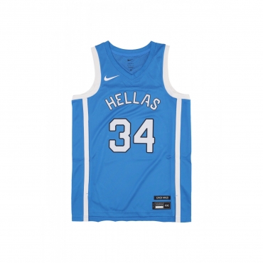 canotta basket uomo limited road jersey no 34 giannis antetokounmpo team greece LT PHOTO BLUE/WHITE