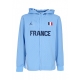 felpa leggera cappuccio zip uomo dri-fit adv basketball game jacket team france CELESTINE BLUE/CELESTINE BLUE/OBSIDIAN