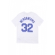 maglietta uomo basketball tee no 32 victor wembanyama team france WHITE