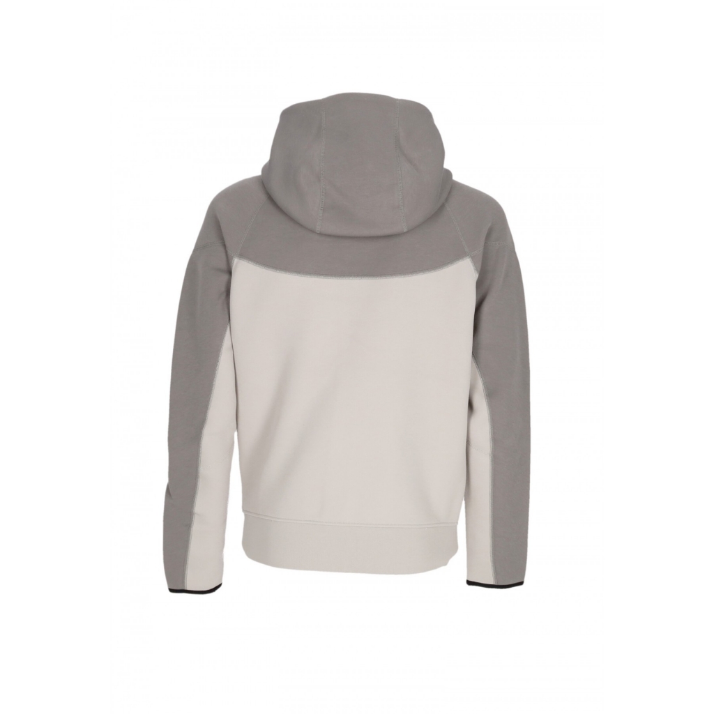 felpa leggera cappuccio zip uomo tech fleece full-zip windrunner hoodie LT IRON ORE/FLAT PEWTER/BLACK