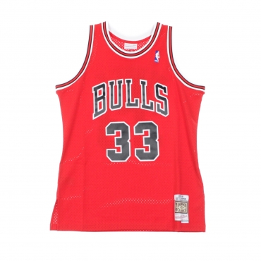 canotta basket uomo nba swingman jersey scottie pippen no33 1997-98 chibul road ORIGINAL TEAM COLORS