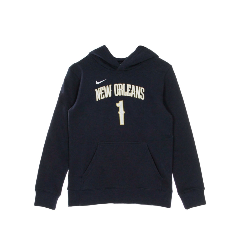 felpa cappuccio bambino nba hoodie po essential no 1 zion williamson neopel ORIGINAL TEAM COLORS