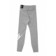 leggins donna w sportswear essential gx high rise legging futura DK GREY HEATHER/WHITE