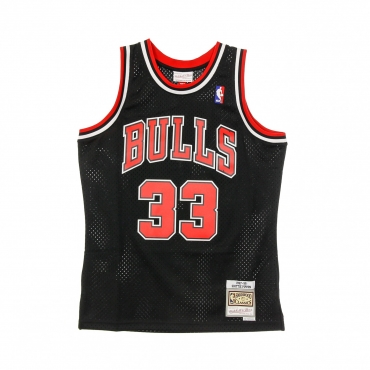 canotta basket uomo nba swingman jersey hardwood classics n33 scottie pippen 1997-98 chibul ORIGINAL TEAM COLORS