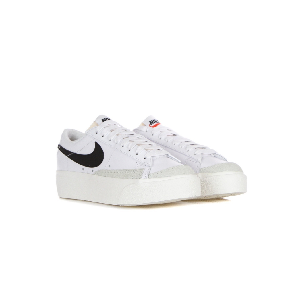 scarpa bassa donna w blazer low platform WHITE/BLACK/SAIL/TEAM ORANGE