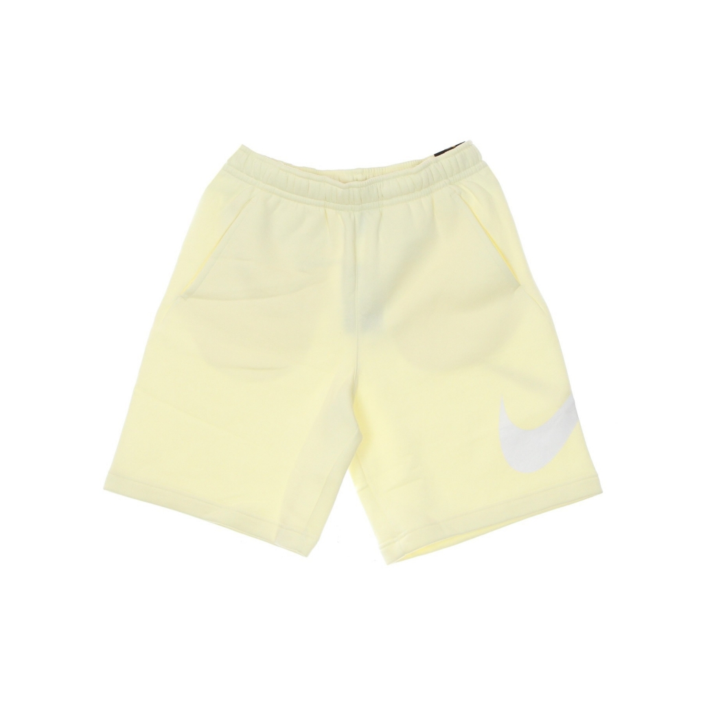 pantalone corto tuta felpato uomo sportswear club COCONUT MILK/COCONUT MILK