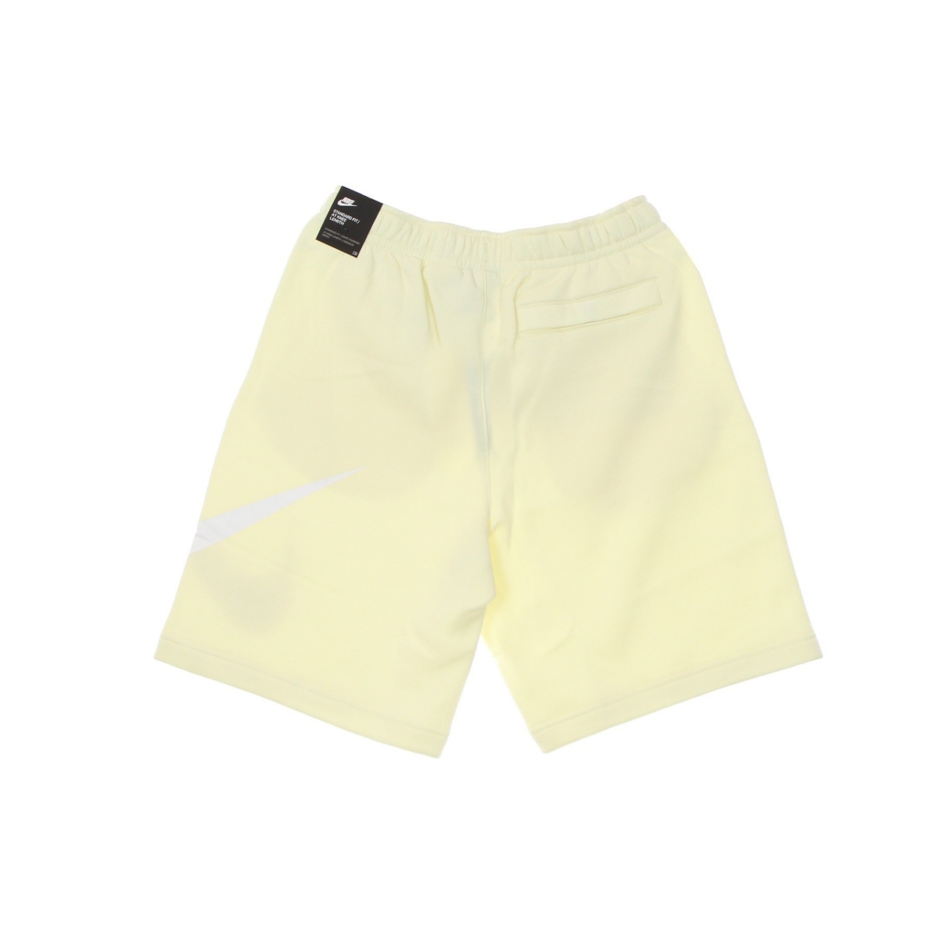 pantalone corto tuta felpato uomo sportswear club COCONUT MILK/COCONUT MILK