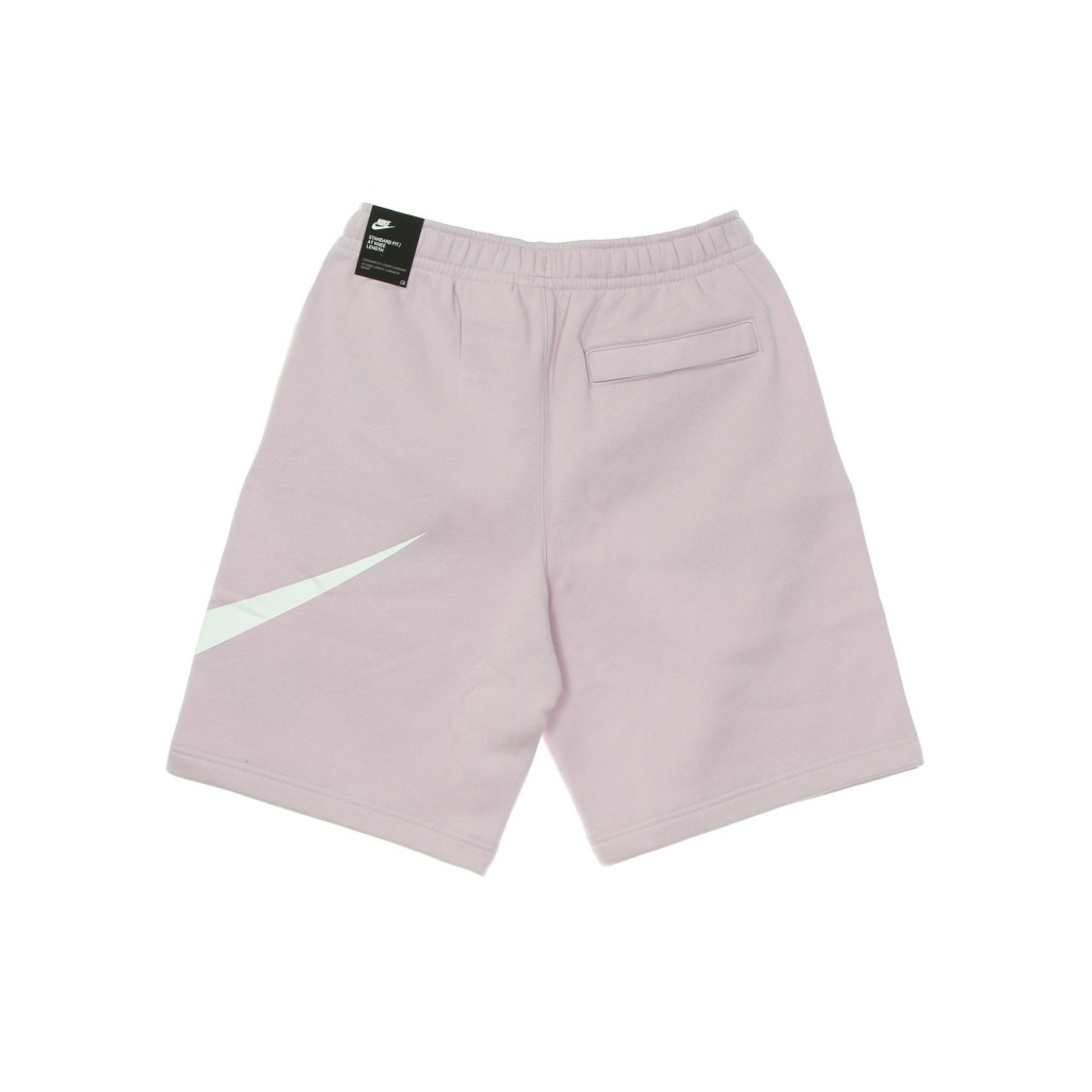 pantalone corto tuta felpato uomo sportswear club ICED LILAC/ICED LILAC