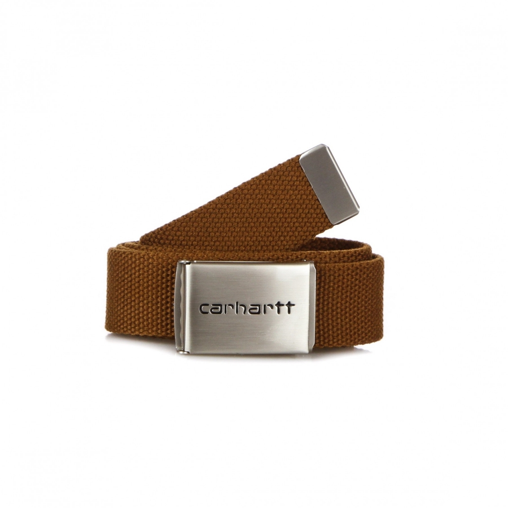 cintura uomo clip belt chrome TAWNY